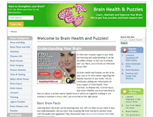Tablet Screenshot of brainhealthandpuzzles.com